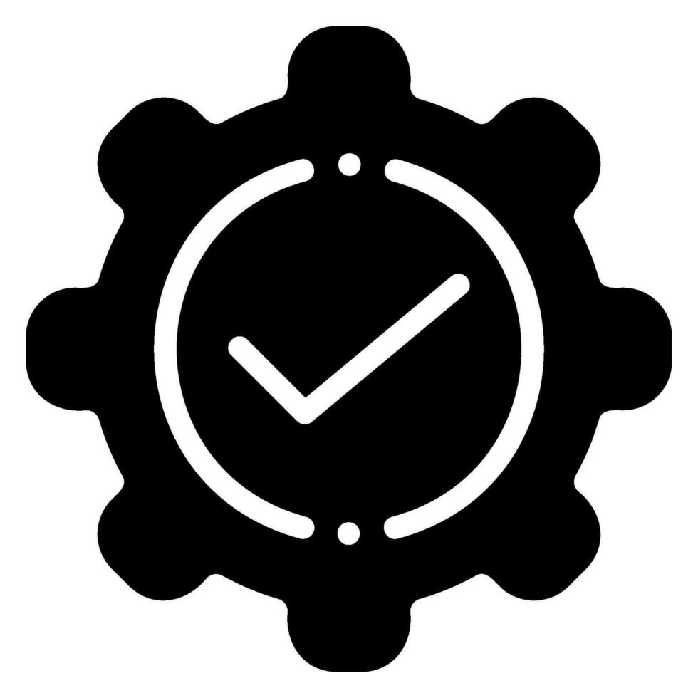 technical glyph icon vector