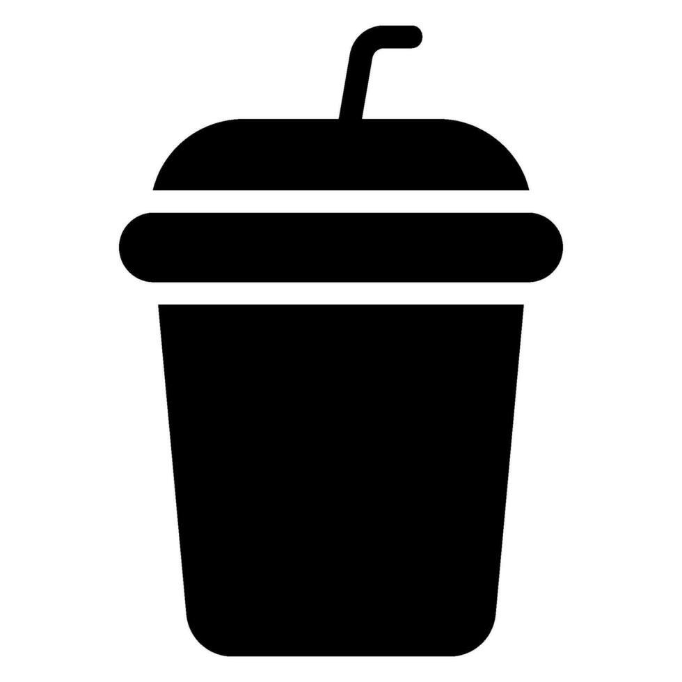 soda glyph icon vector