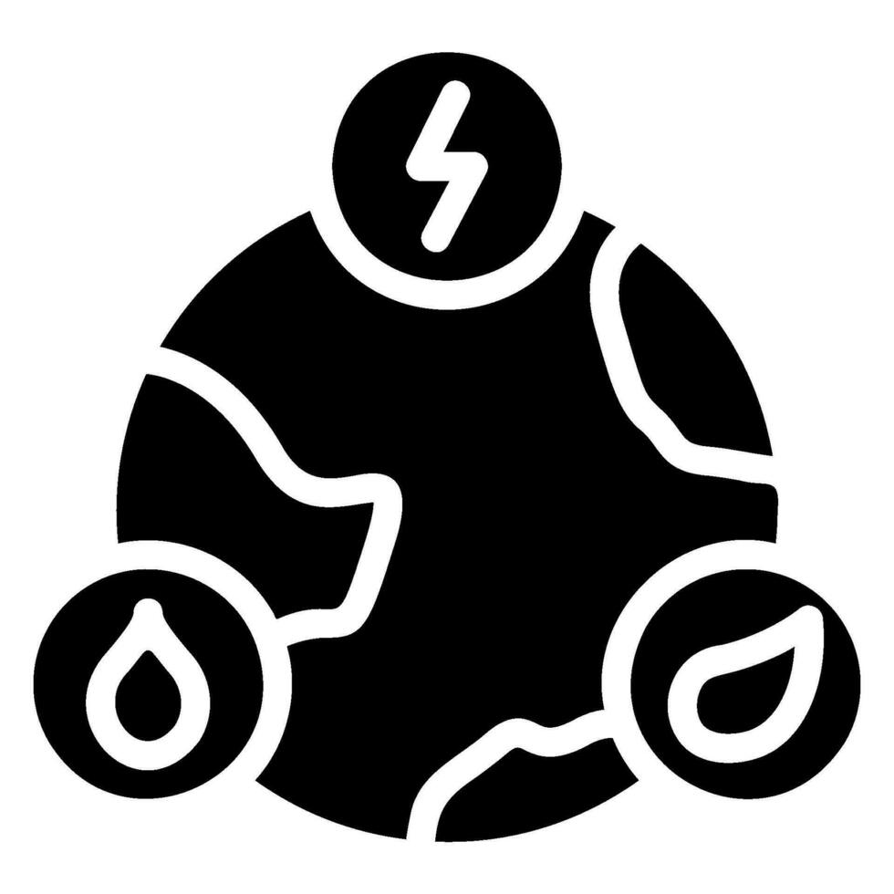 natural resources glyph icon vector