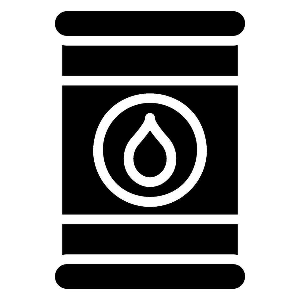 oil barrel glyph icon vector