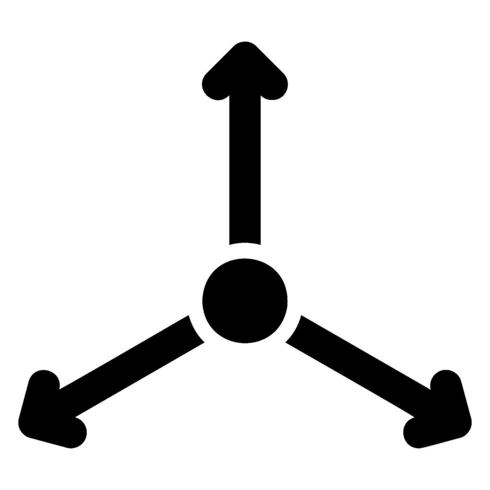 axis glyph icon vector