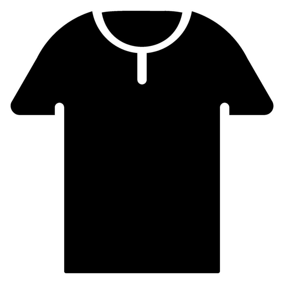 icono de glifo de camisa vector