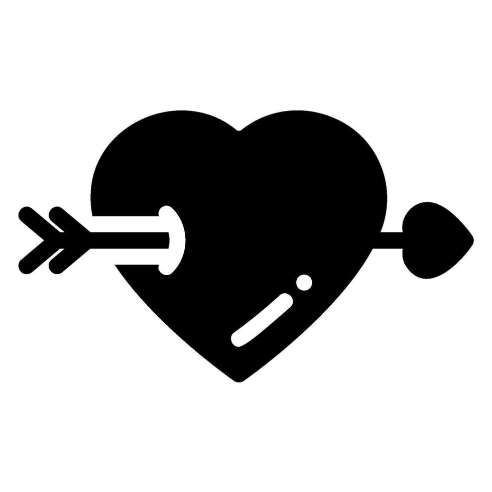 cupid glyph icon vector