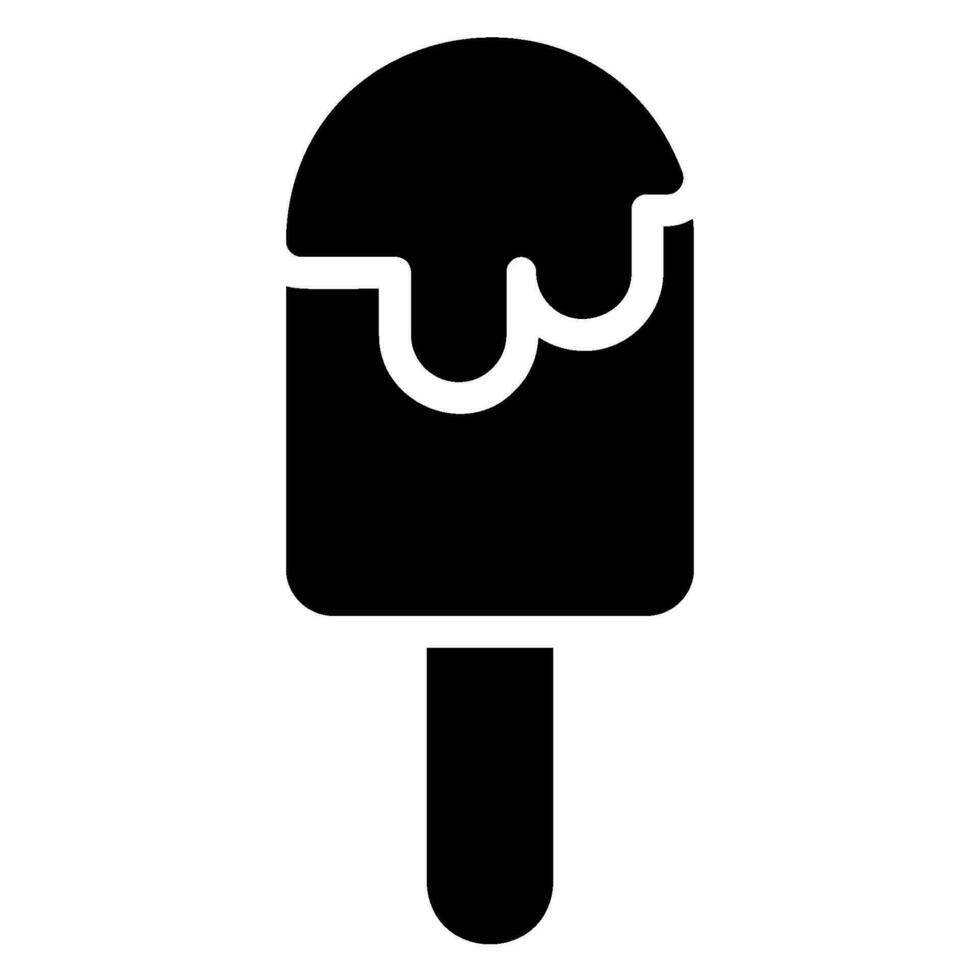 ice glyph icon vector