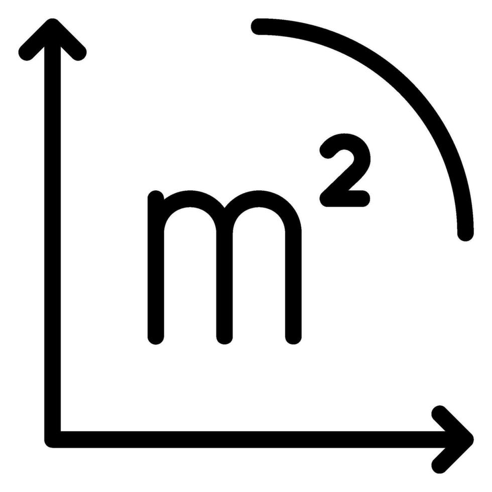 meter line icon vector