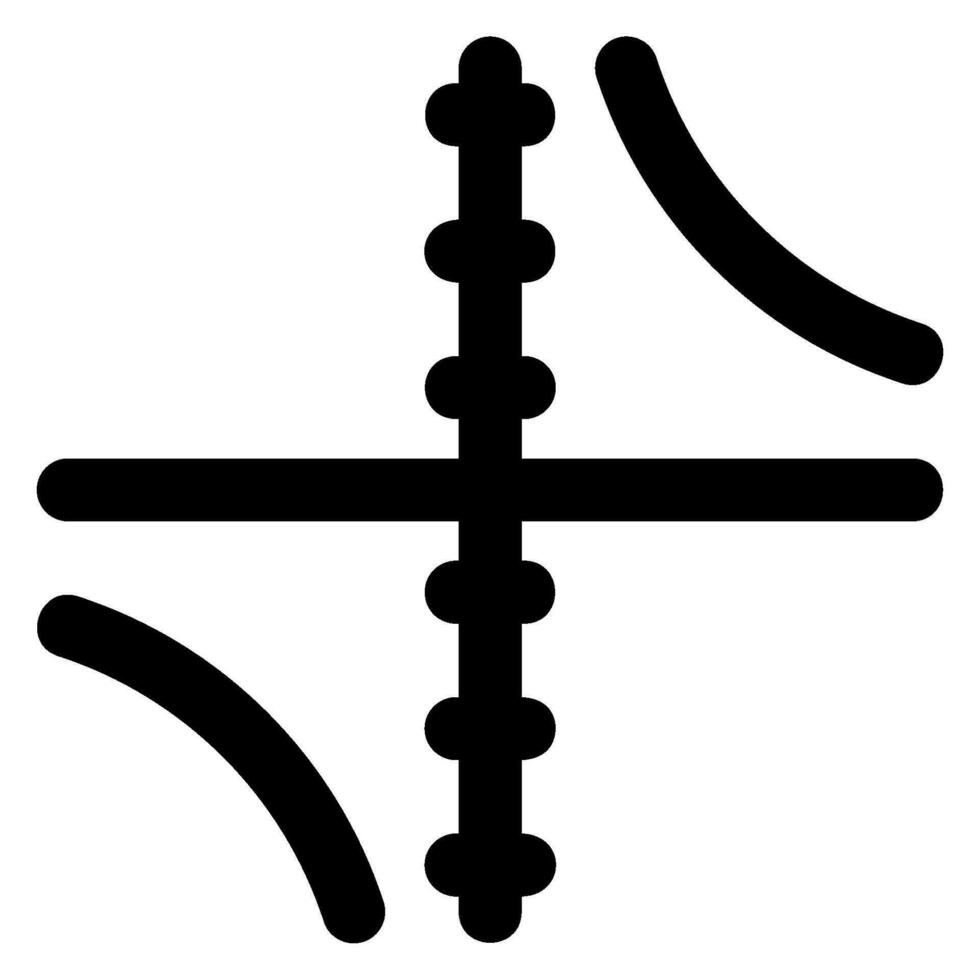 axis glyph icon vector