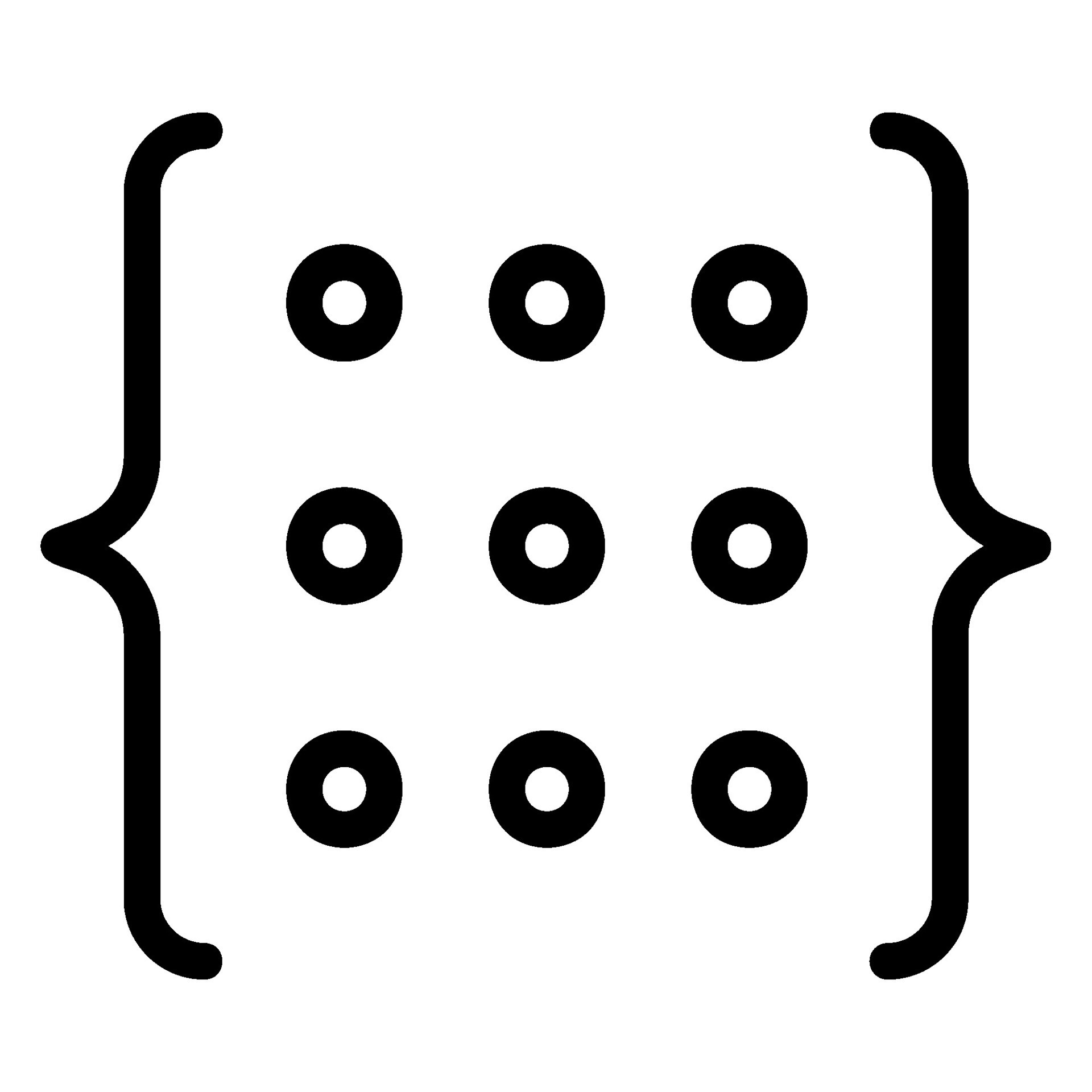 matrix line icon 27581008 Vector Art at Vecteezy