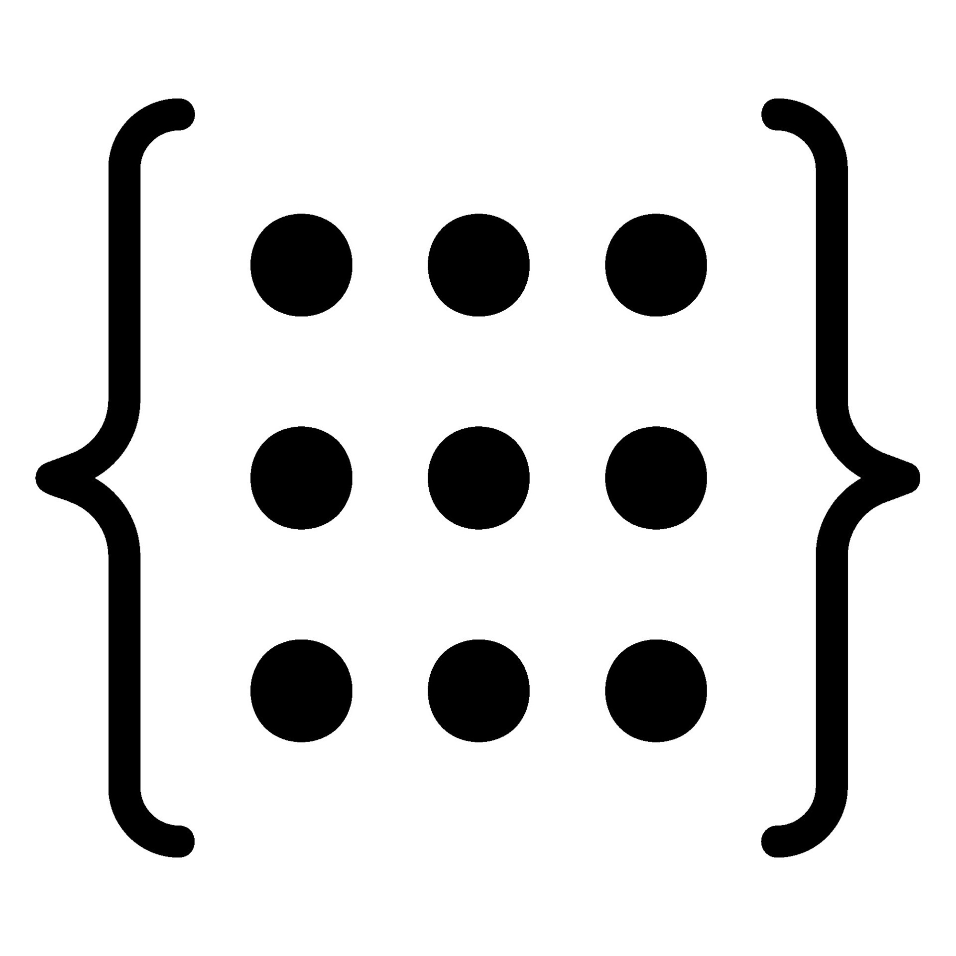 matrix glyph icon 27581020 Vector Art at Vecteezy