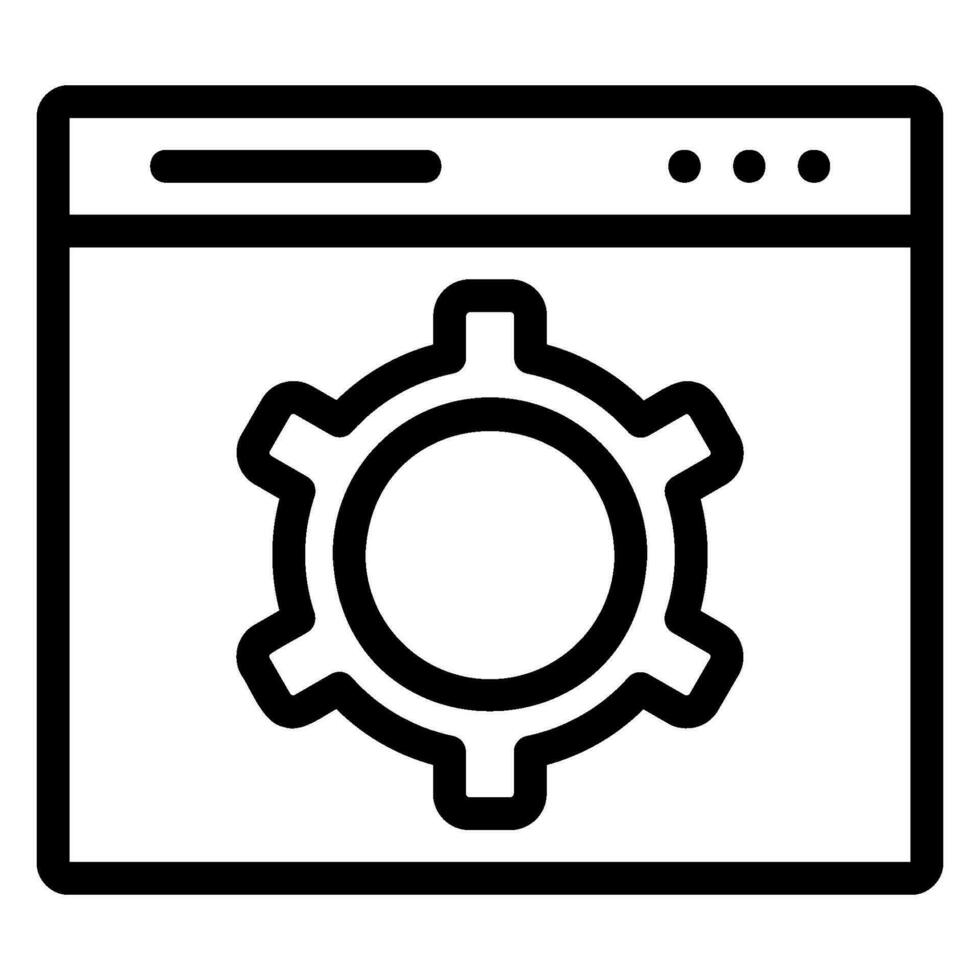 optimization analysis line icon 27581033 Vector Art at Vecteezy