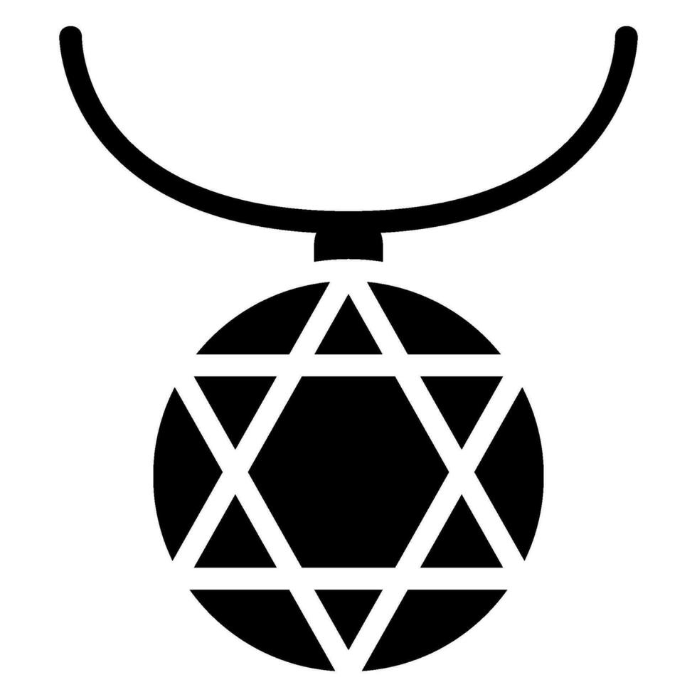 pendant glyph icon vector