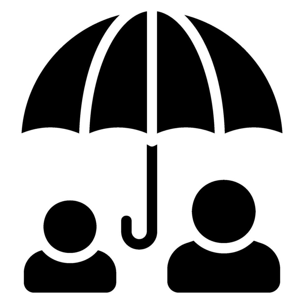 protection glyph icon vector