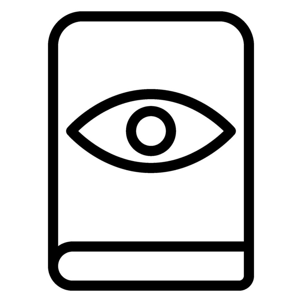 black magic line icon vector