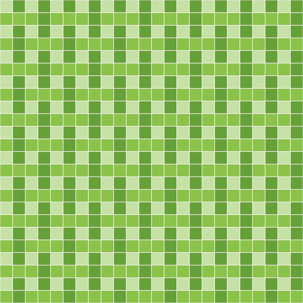 Light green tile background, Mosaic tile background, Tile background, Seamless pattern, Mosaic seamless pattern, Mosaic tiles texture or background. Bathroom wall tiles, swimming pool tiles. vector