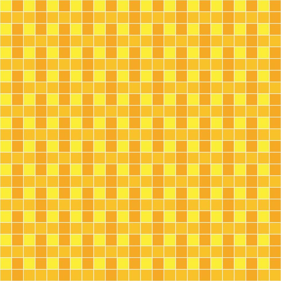 Yellow tile background, Mosaic tile background, Tile background, Seamless pattern, Mosaic seamless pattern, Mosaic tiles texture or background. Bathroom wall tiles, swimming pool tiles. vector