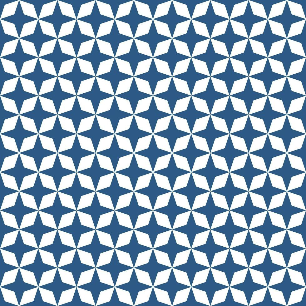 Navy blue 4 point star. 4 point star pattern. 4 point star pattern background. 4 point star background. Seamless pattern. for backdrop, decoration, Gift wrapping vector