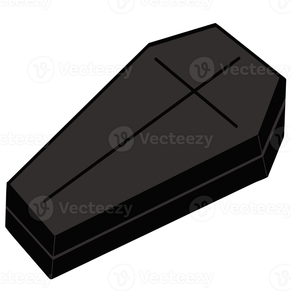 Halloween cartoon symbols hand drawns black and white icon character illustration. Isolated on transparent background. png