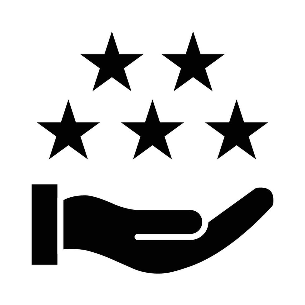 Reputation Vector Glyph Icon For Personal And Commercial Use.