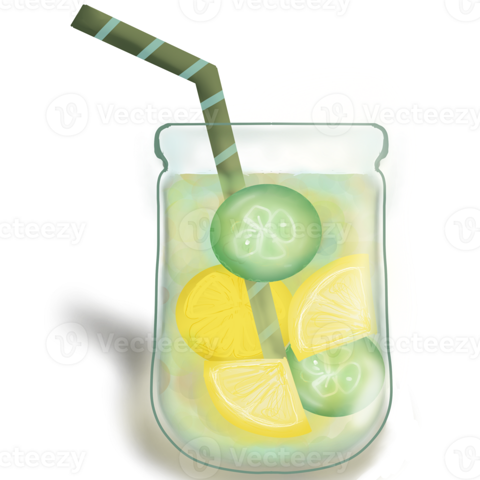 lemon with cucumber jjuice delicious png