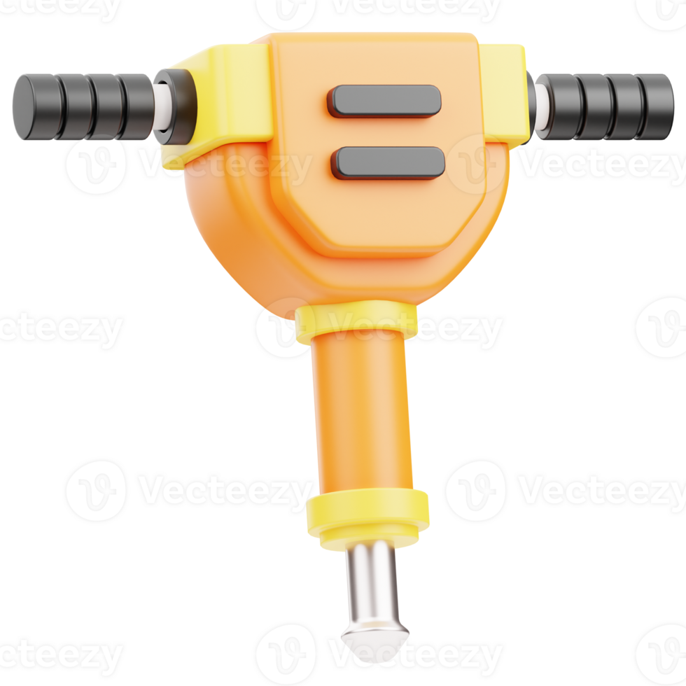 jackhammer 3D Illustration png