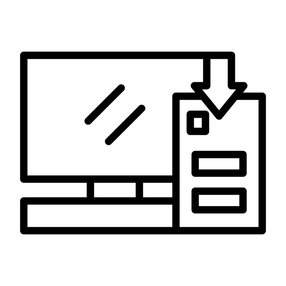 download data storage icon, editable vector graphic.