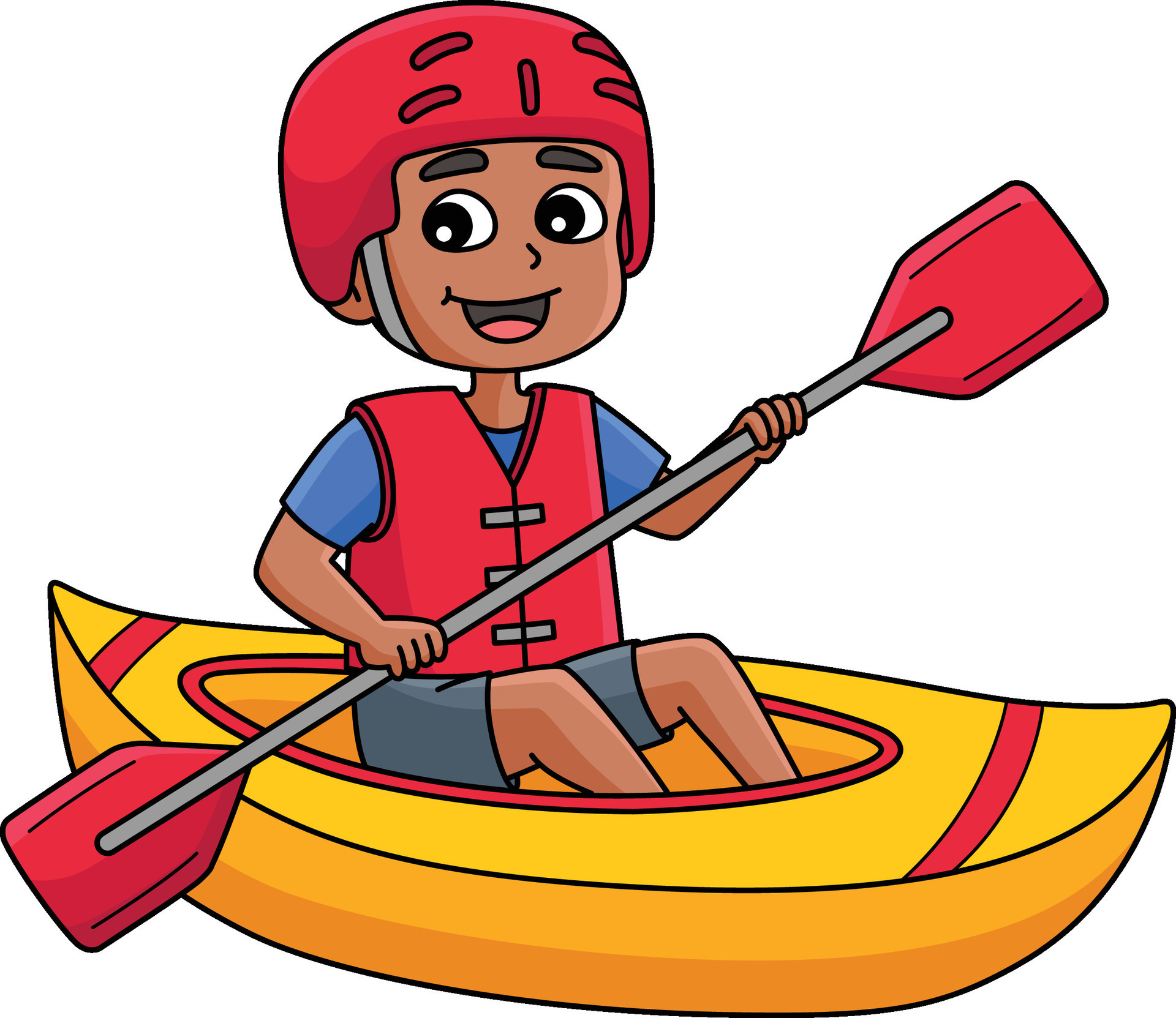 kayak clipart