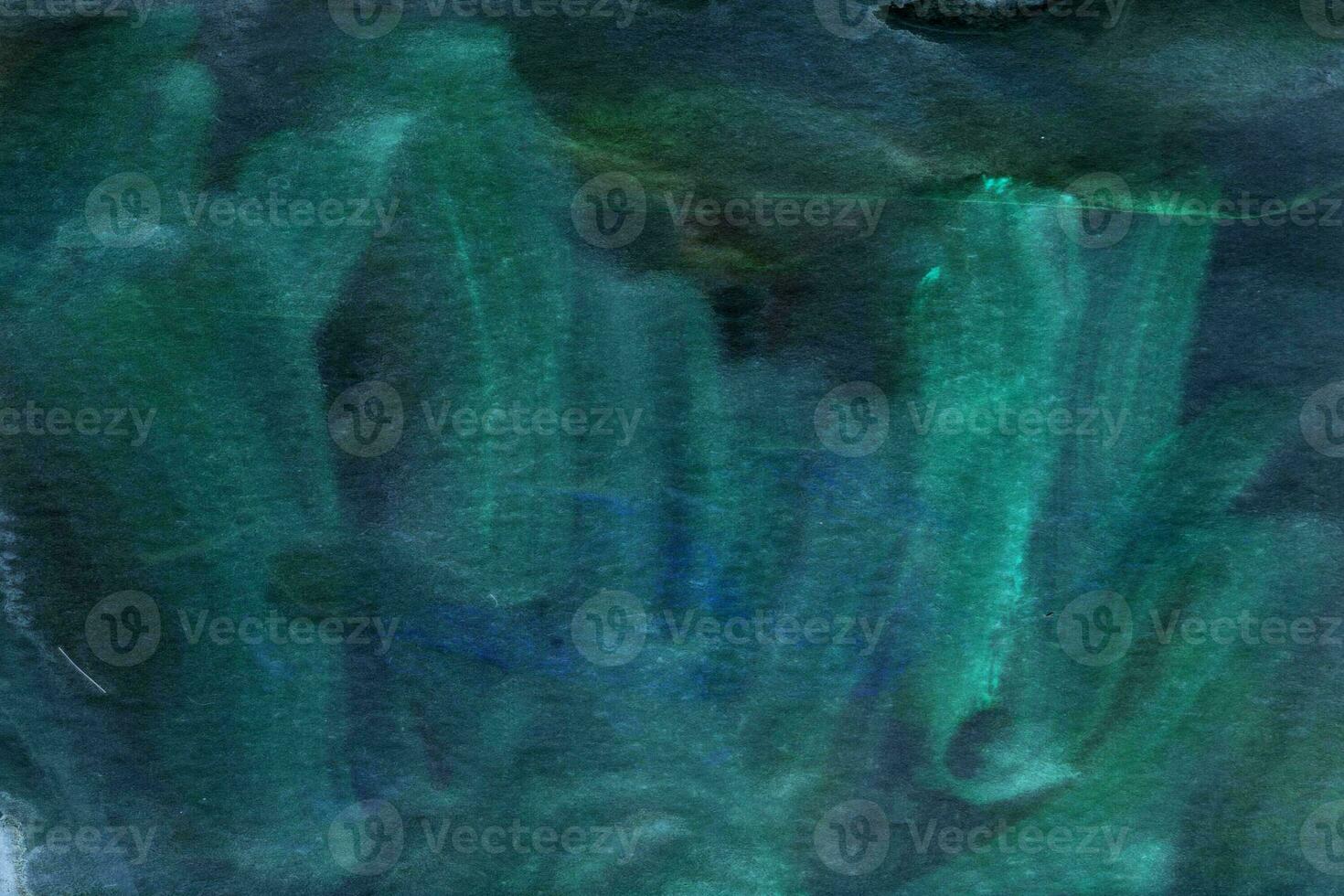 Gradient emerald hand-drawn watercolor background photo