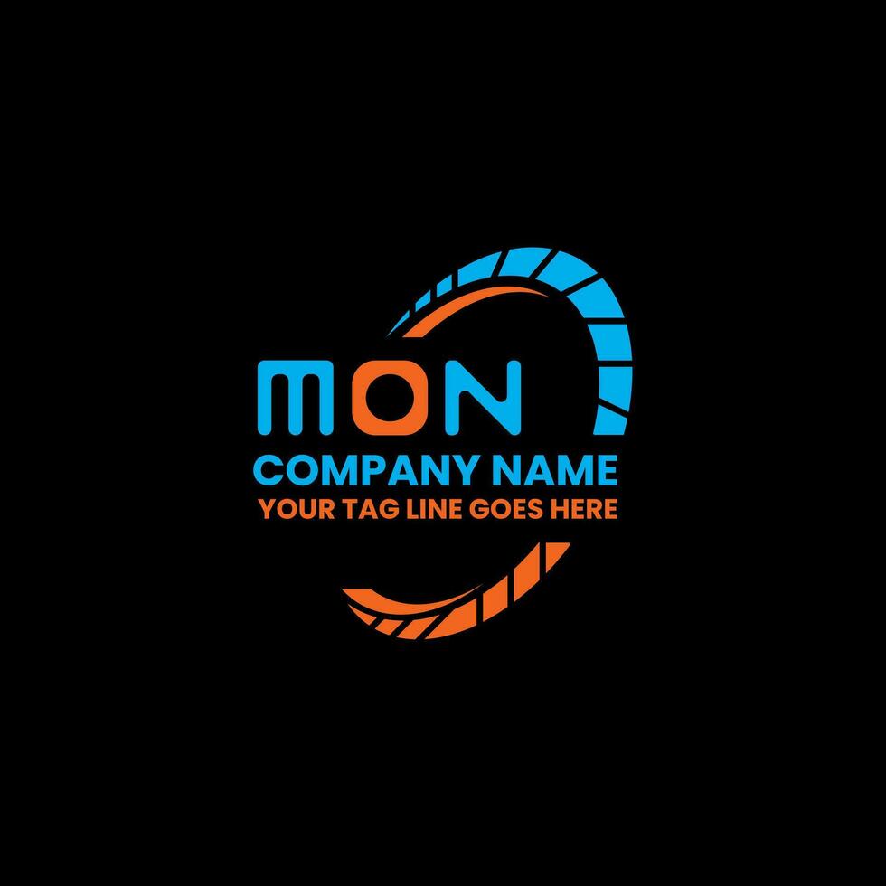 MON letter logo creative design with vector graphic, MON simple and modern logo. MON luxurious alphabet design