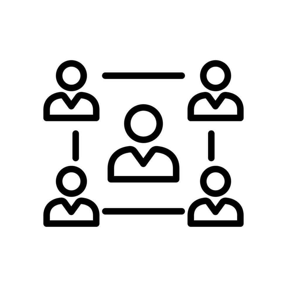 Concept of unity and teamwork. Togetherness and cooperation icon. Group. Vector illustration isolated on white background.