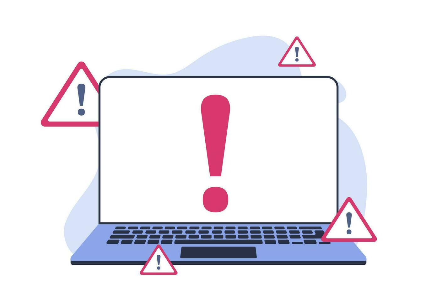 Error. Laptop has a problem with system application vector
