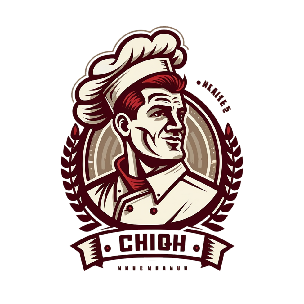 Chief old style realistic png mascot logo, Ai Generative
