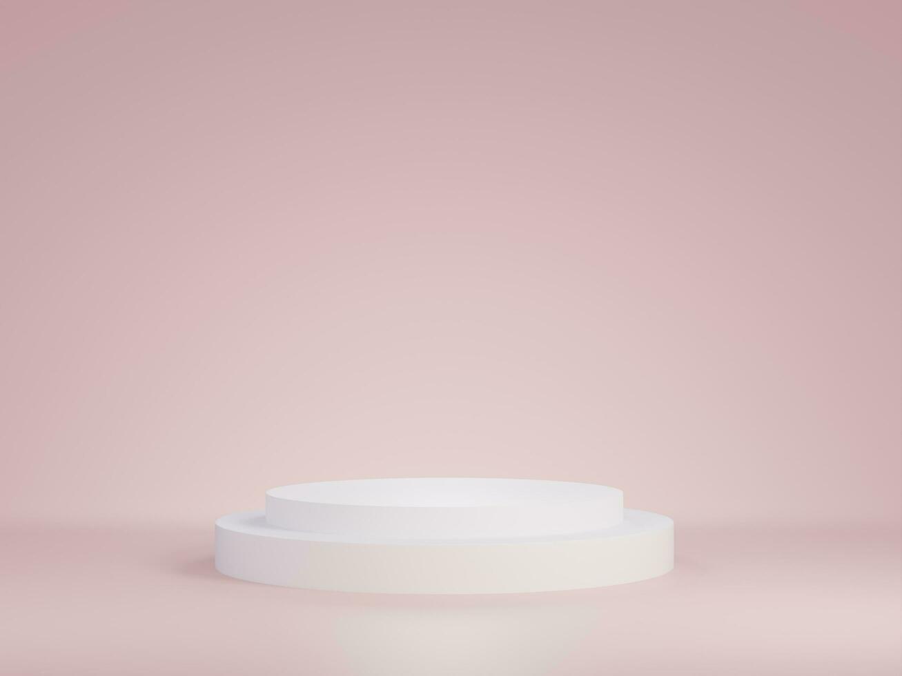 Abstract White cylinder pedestal podiumfor product display presentation. Vector geometric platform. Stage for showcase. 3D illustration photo