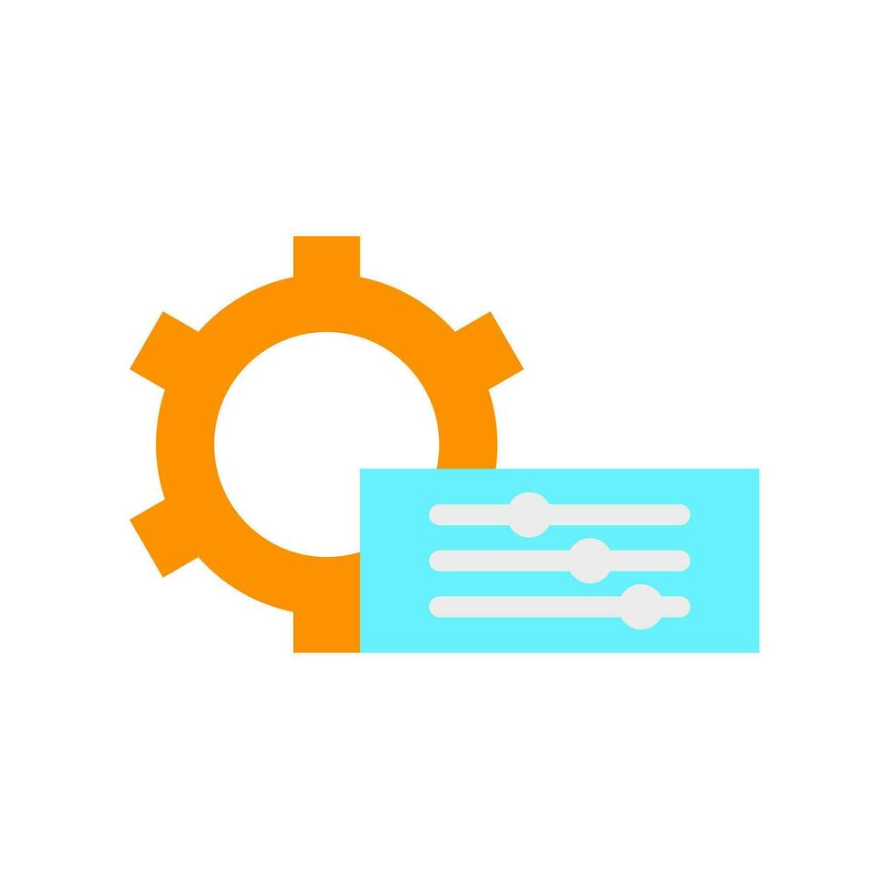 icon customization. Personal change. Change levels. Customization and alignment. Isolated on white editable background. vector