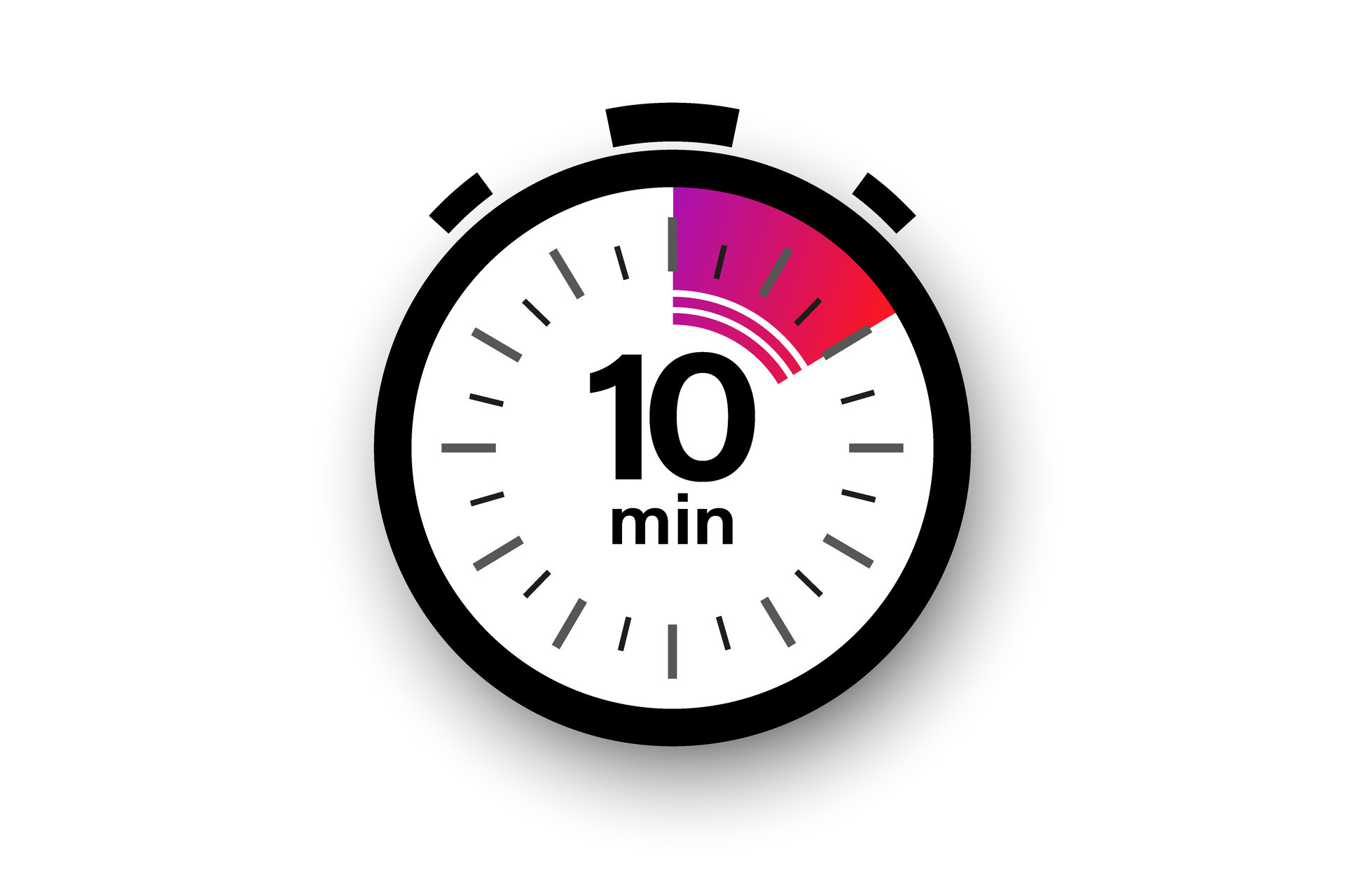 10 minutos temporizador cron grafo s mbolo en plano estilo editable