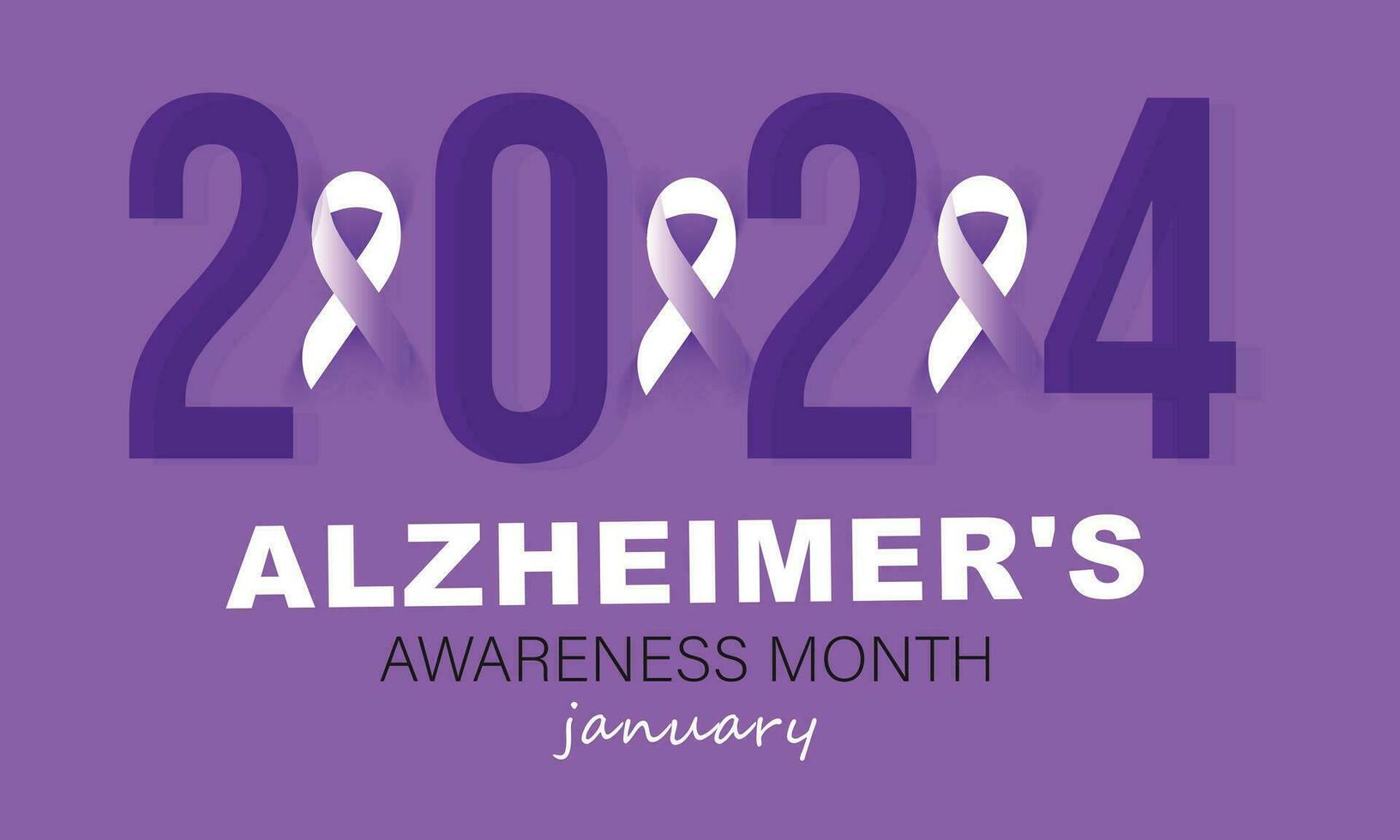 Alzheimer's awareness month. background, banner, card, poster, template. Vector illustration.