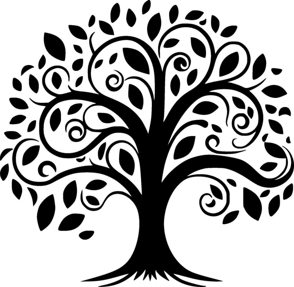 Tree - High Quality Vector Logo - Vector illustration ideal for T-shirt graphic