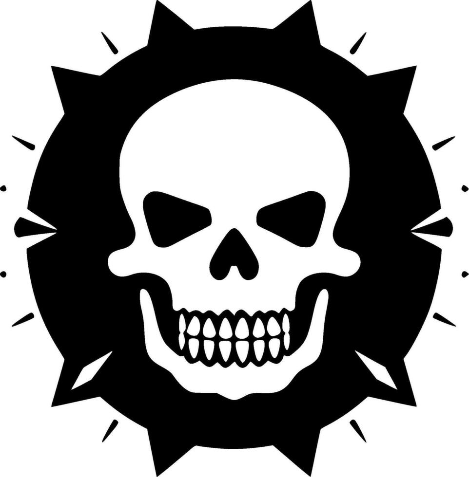 Halloween, Minimalist and Simple Silhouette - Vector illustration