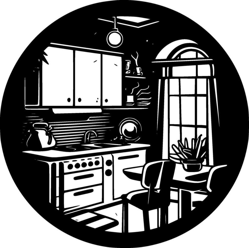 Kitchen - High Quality Vector Logo - Vector illustration ideal for T-shirt graphic