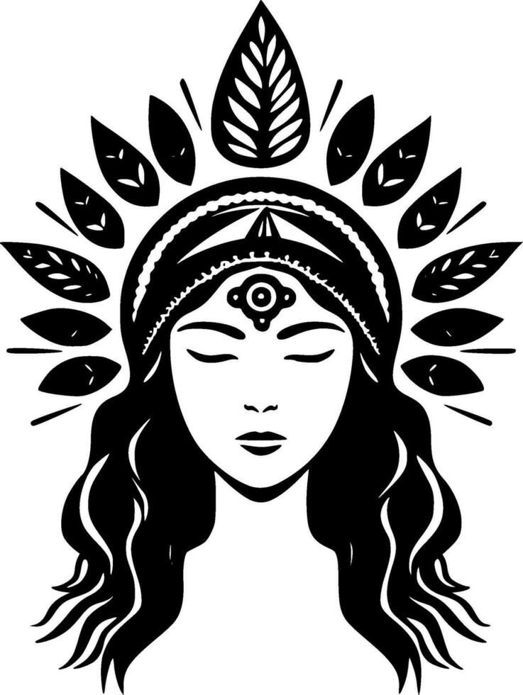 Boho - High Quality Vector Logo - Vector illustration ideal for T-shirt graphic
