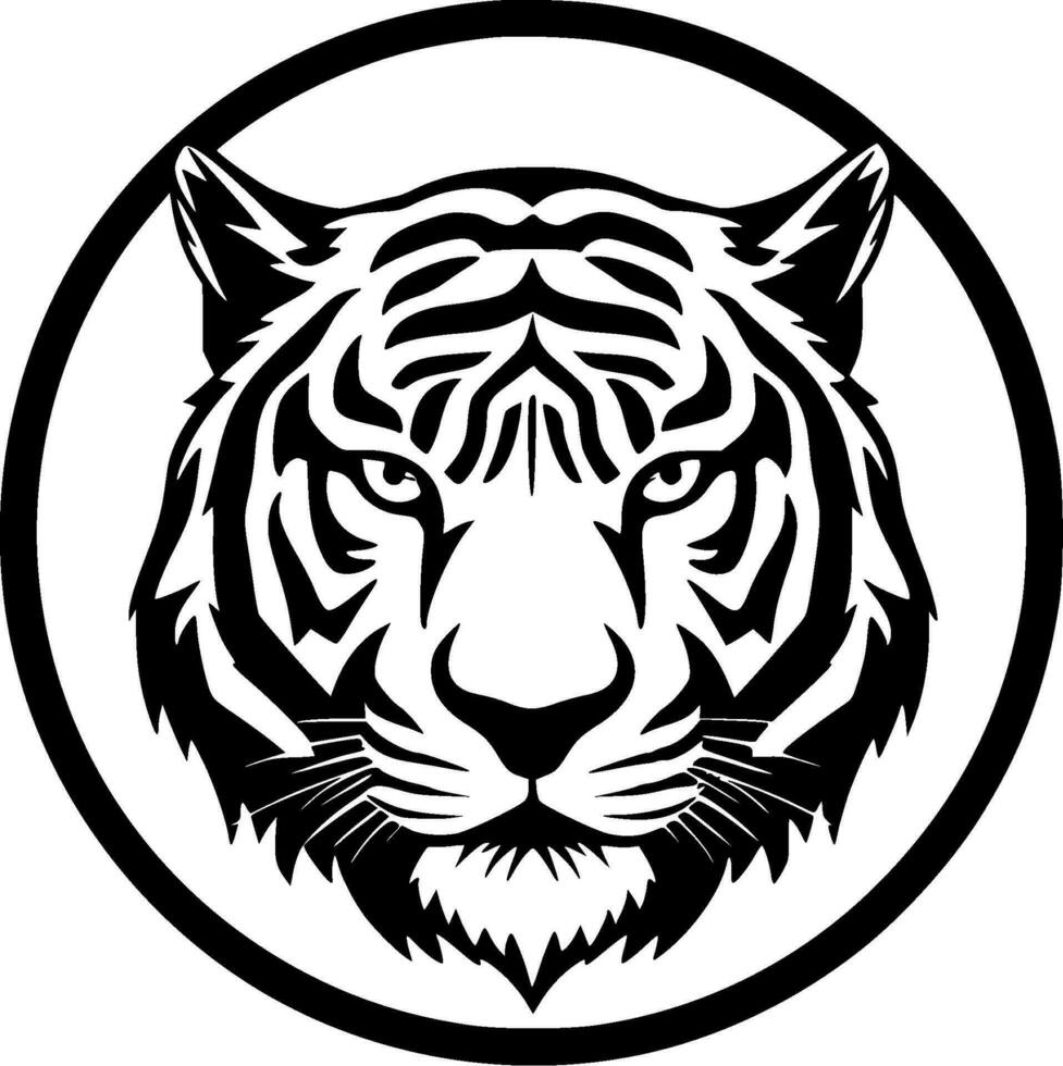 Tiger - High Quality Vector Logo - Vector illustration ideal for T-shirt graphic