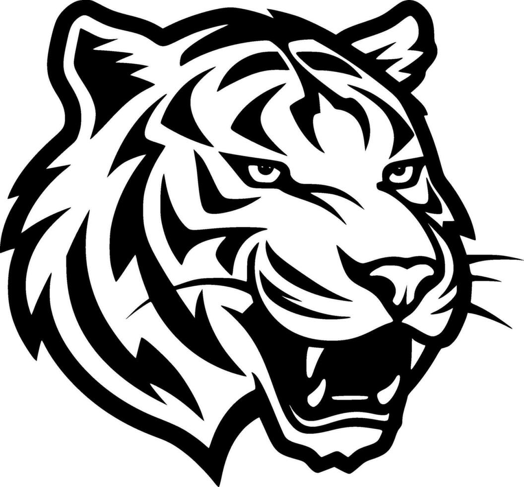 Tiger - High Quality Vector Logo - Vector illustration ideal for T-shirt graphic