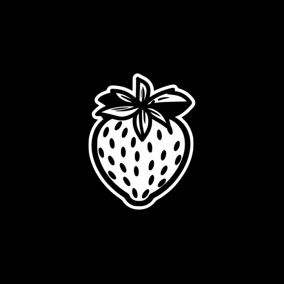 Strawberry - High Quality Vector Logo - Vector illustration ideal for T-shirt graphic