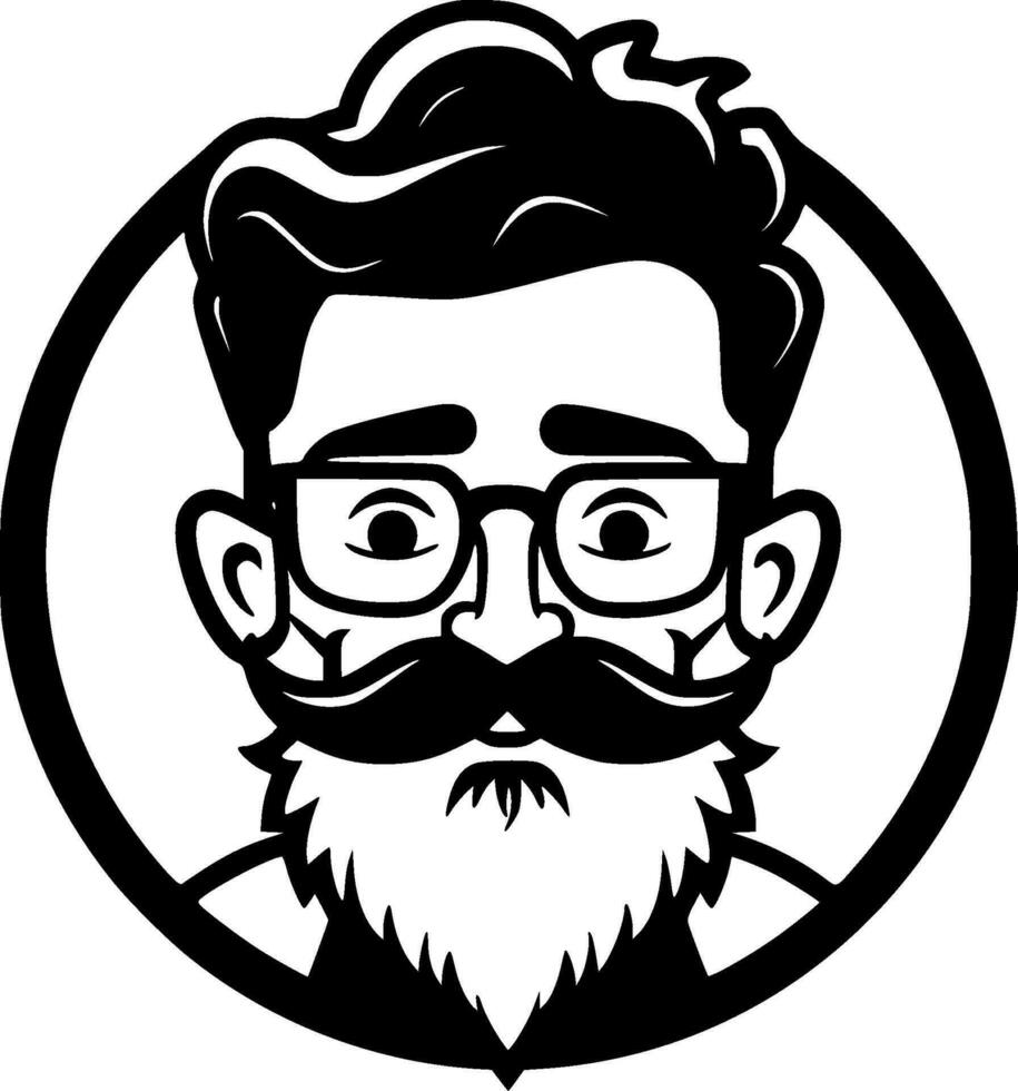 profesor - minimalista y plano logo - vector ilustración