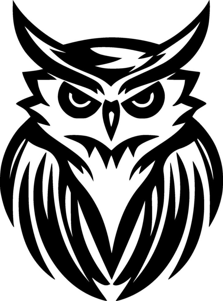 Owl - High Quality Vector Logo - Vector illustration ideal for T-shirt graphic