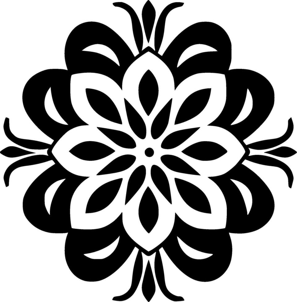 Mandala - High Quality Vector Logo - Vector illustration ideal for T-shirt graphic