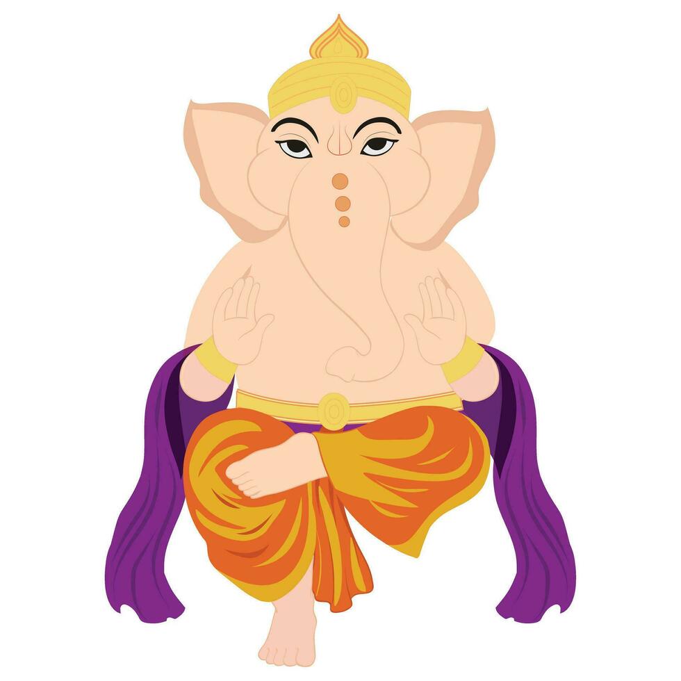 Ganesha Chaturthi festival vector