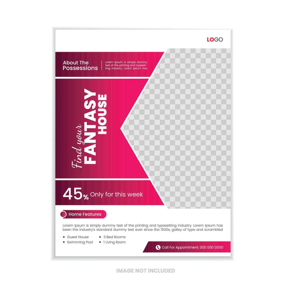 Multipurpose Flyer Layout vector