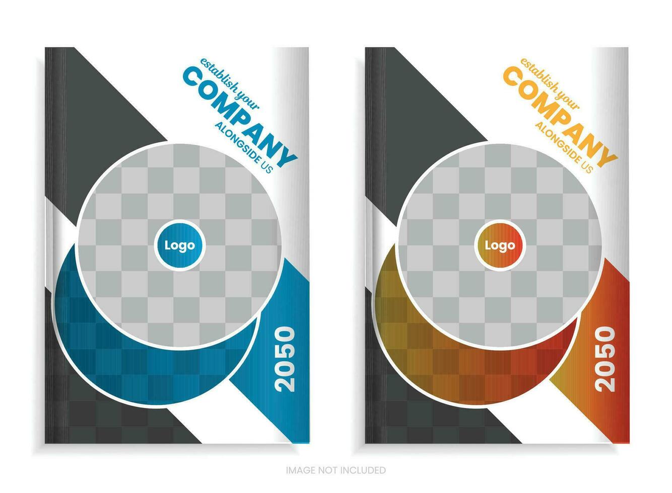 Annual report brochure design template vector, Leaflet presentation, book cover, and layout vector