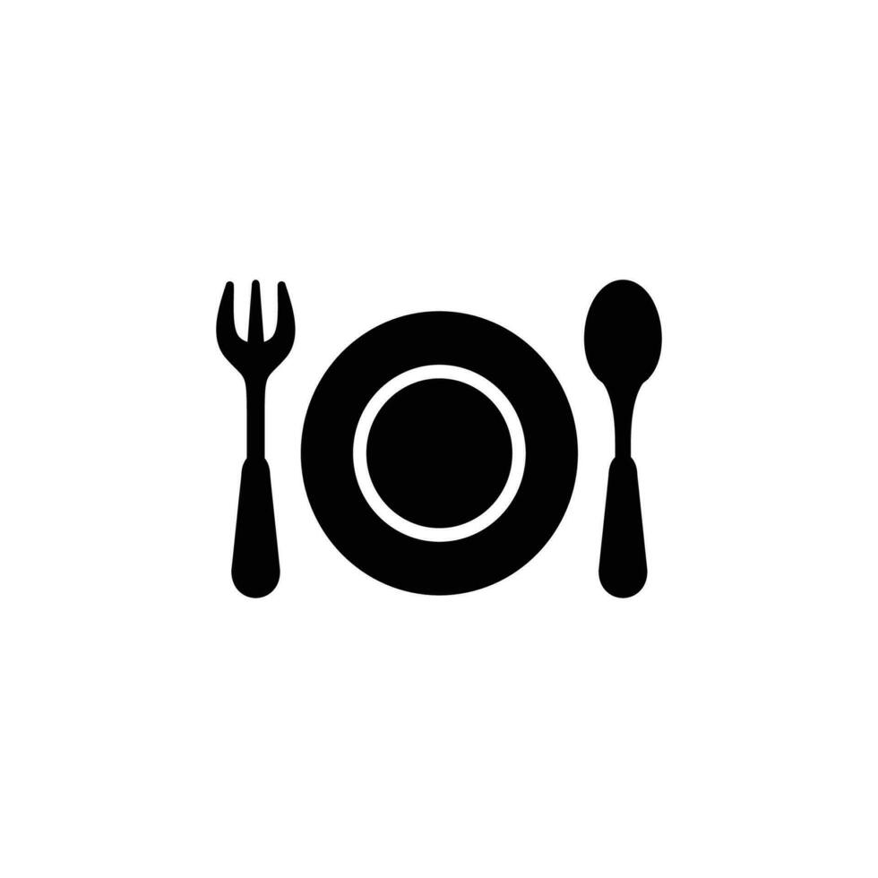 Dining utensil icons, Elevate mealtime visuals with our exquisite dining utensil icons. Perfect for culinary designs. vector