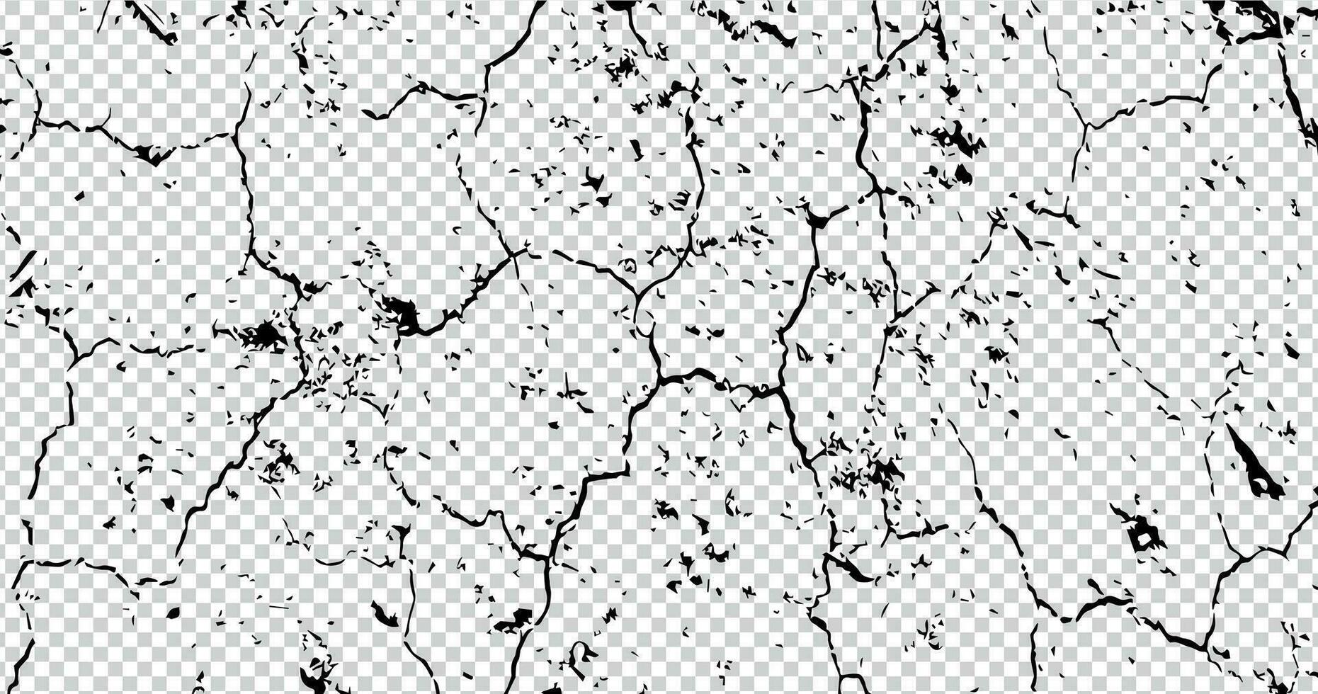 cracked concrete background with cracks and cracks, grungy texture vector