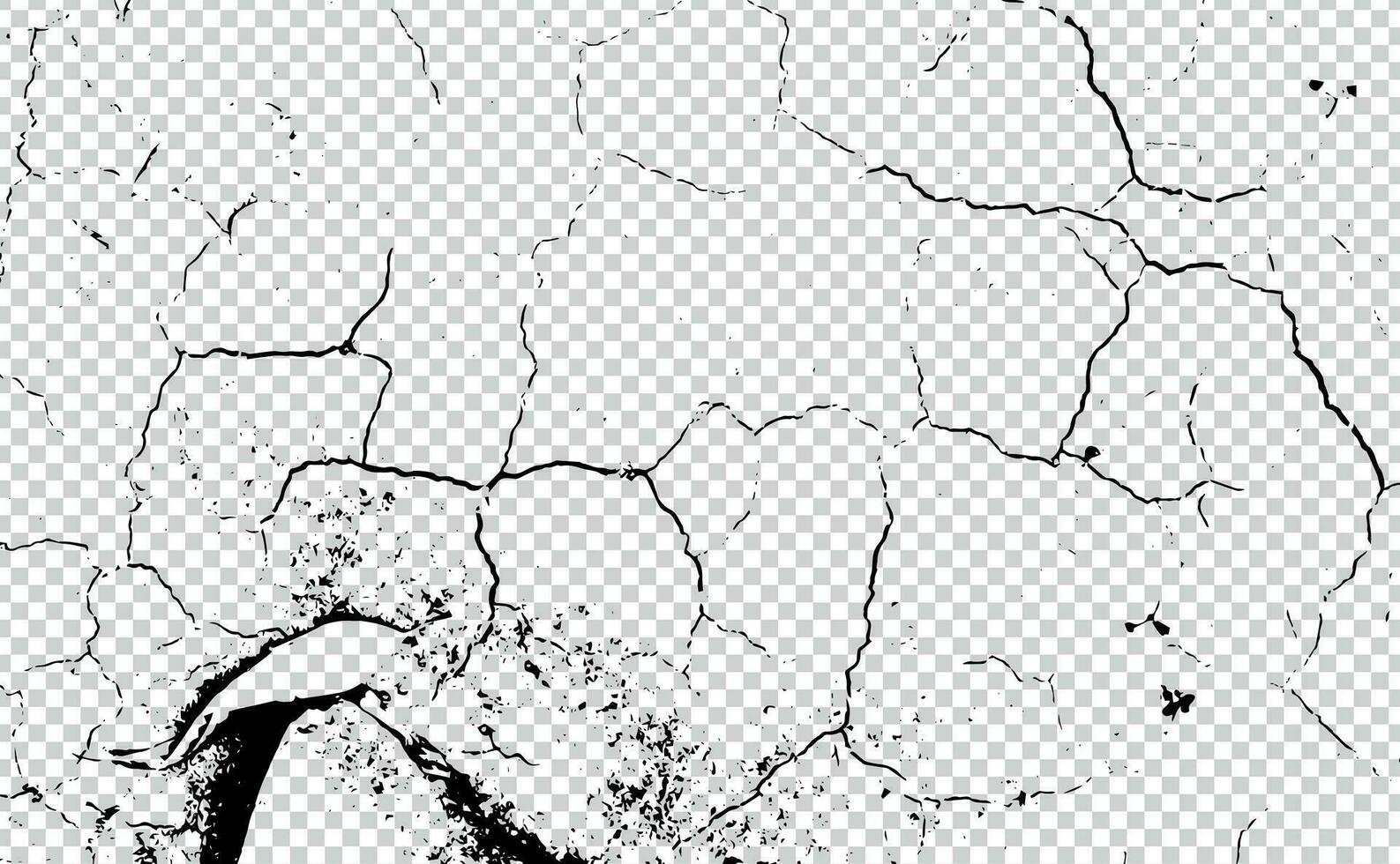 a black and white image of a cracked wall grungy texture vector